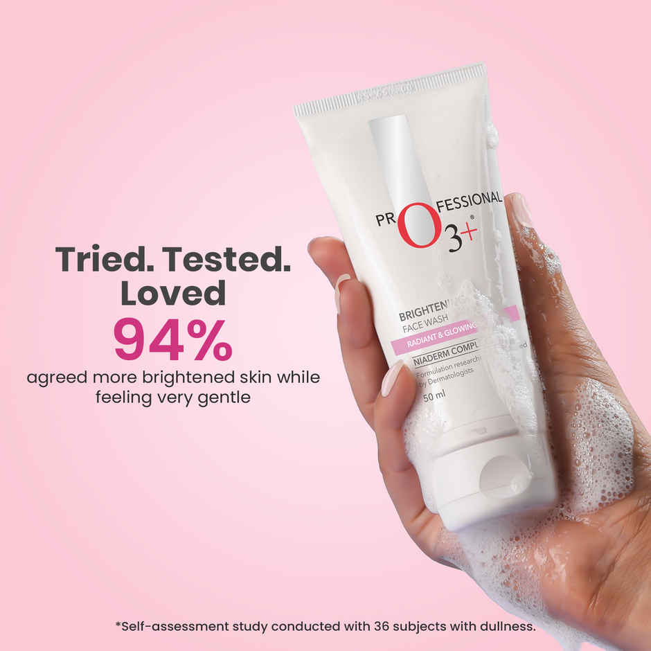 O3+ Brightening Face Wash