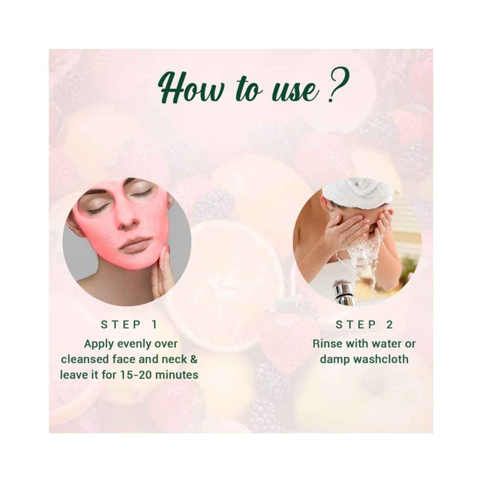 Biotique Fruit Brightening Depigmentation & Tan Removal Face Pack Jar