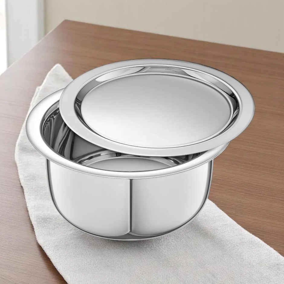 Jensons Capsul Bottom Patila with Lid | 14 Inch