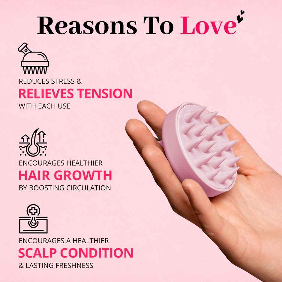 ENN Beauty Root Ritual Hair Scalp Massager | Reduces Hair Fall & Soothes Scalp Tension