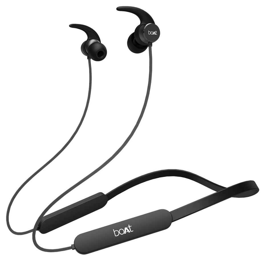 boAt Rockerz 255F Pro BT Neckband w/ 10H Playtime, ASAP Charge & IPX5 Rating (Active Black)