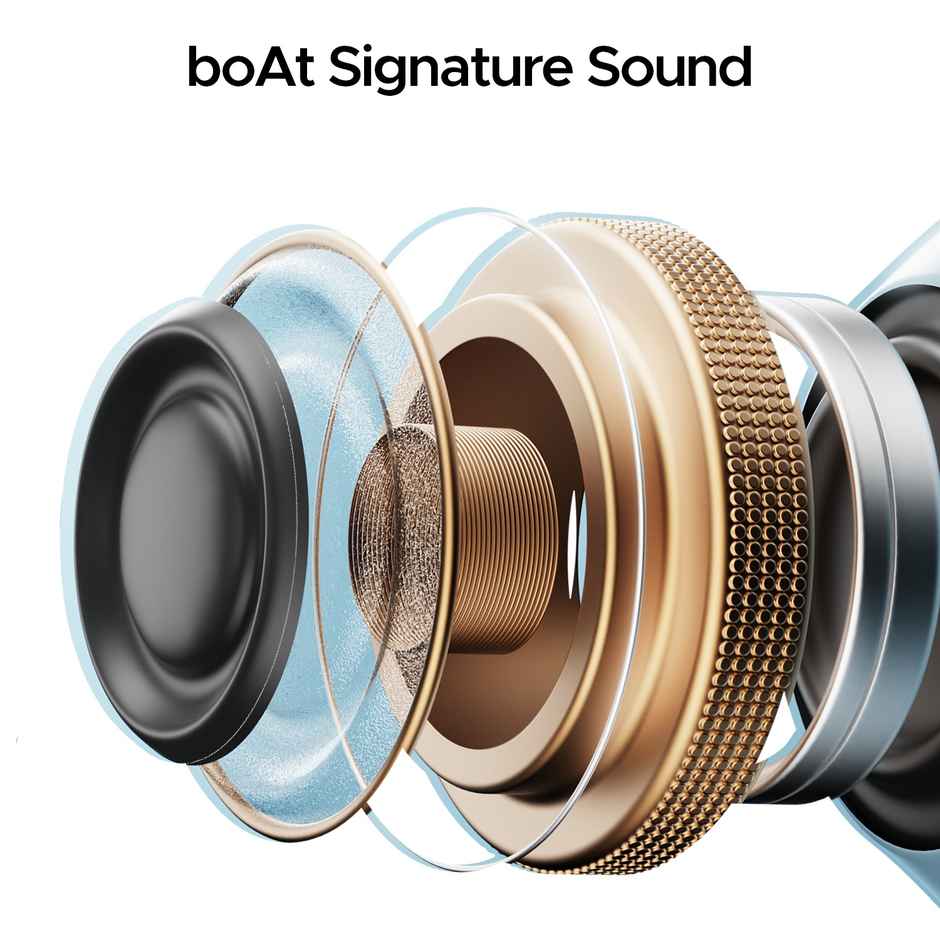 boAt Airdopes 311 Pro TWS Earbuds with mic, 50HRS Battery, Fast Charge, Dual Mics ENx Tech, Transparent LID, Low Latency, IPX4, IWP Tech, v5.3 Bluetooth Earbuds - Dusk Blue