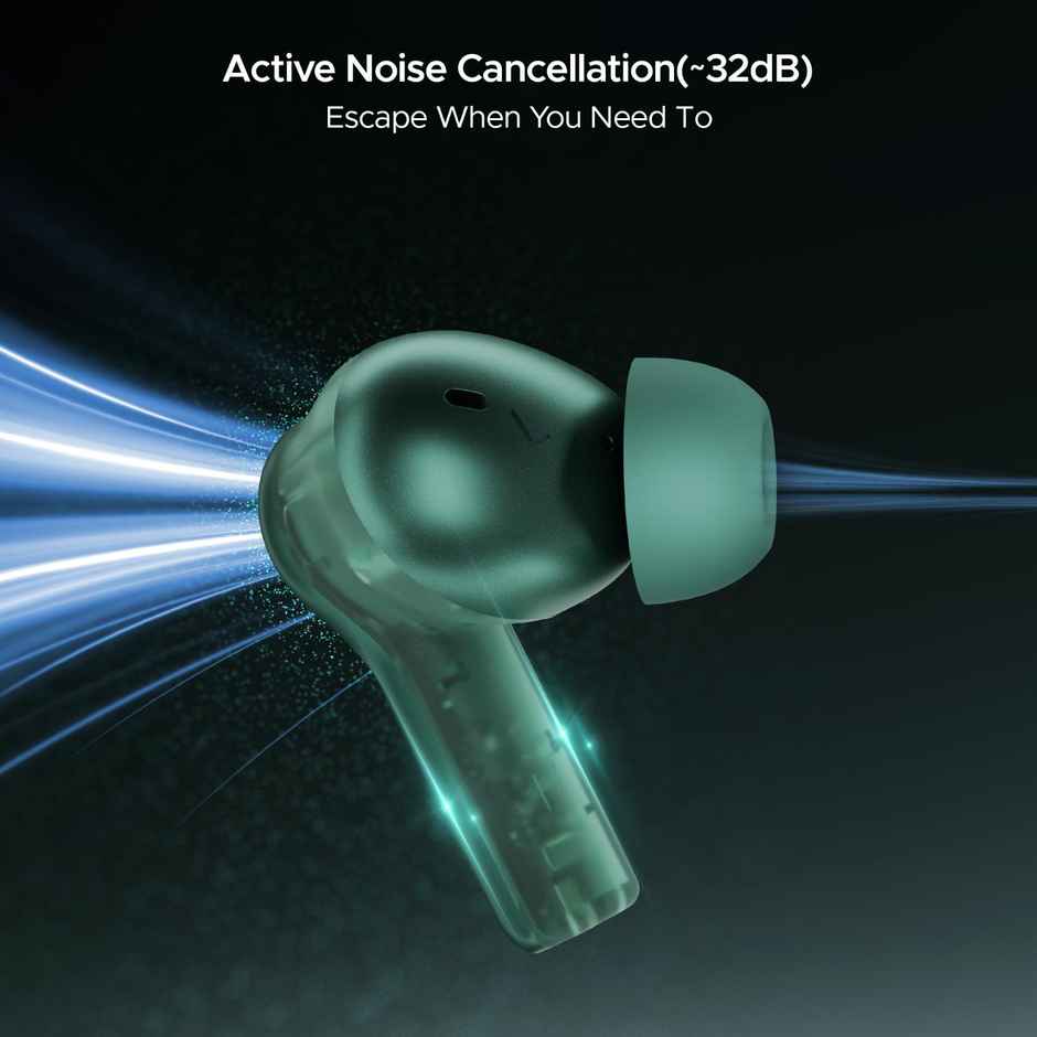 boAt Nirvana Space With 360 Spatial Audio, Anc(~32Db), 100Hrs Playback, Asap Charge