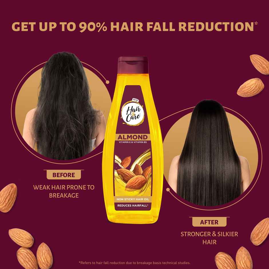 Hair & Care with Almond | Non-Sticky Hair Oil