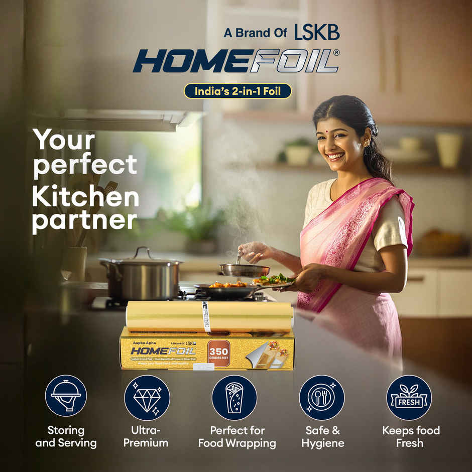 HOMEFOIL 2-in-1 Paper & Golden Foil