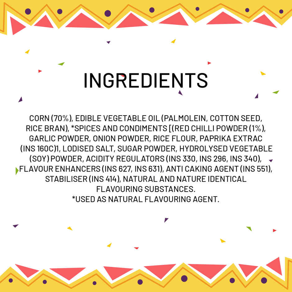 Haldiram Mexilla Flamin Hot Tortilla Chips - Sizzling Spicy