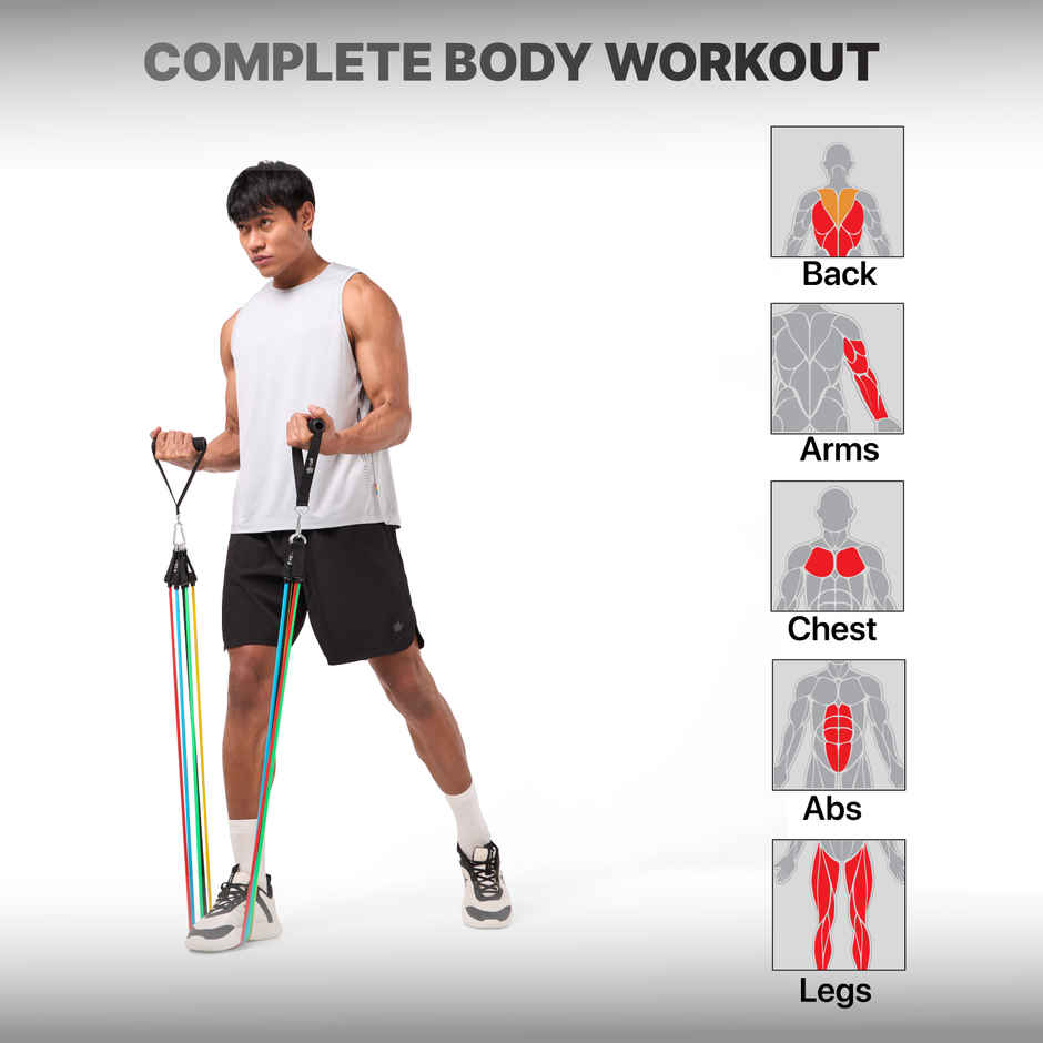 Cultfit 11 in 1 Resistance Tube