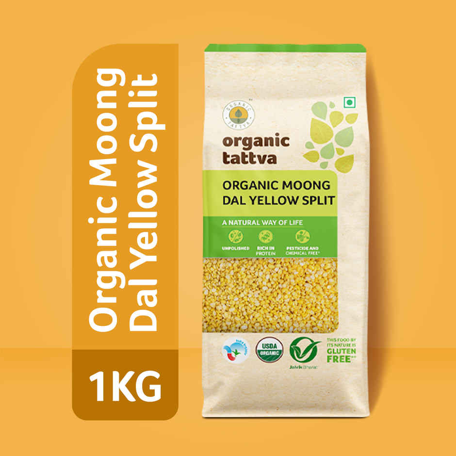 Organic Tattva Moong Dal Yellow Split