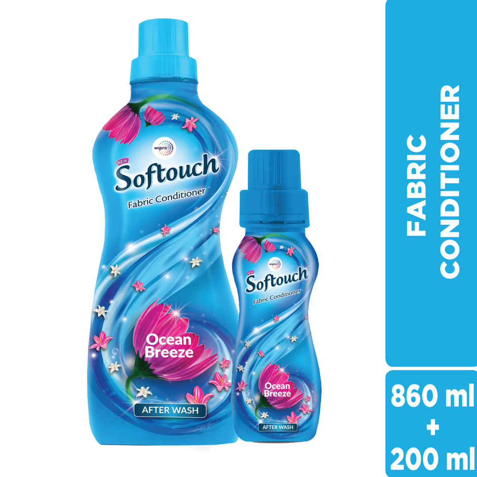 Softouch Ocean Breeze After Wash Fabric Conditioner With Antibacterial Protection