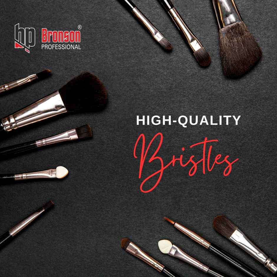 Bronson Professional Premium Makeup Brush Set Soft Bristles for Face Eyes and Lips