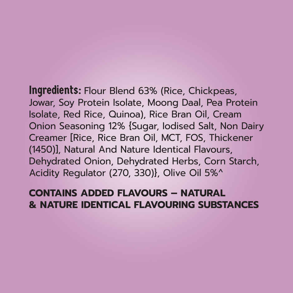 Klaw Scream & Onion Supergrain Puffs | Baked Not Fried | High Protein | Made with Olive Oil