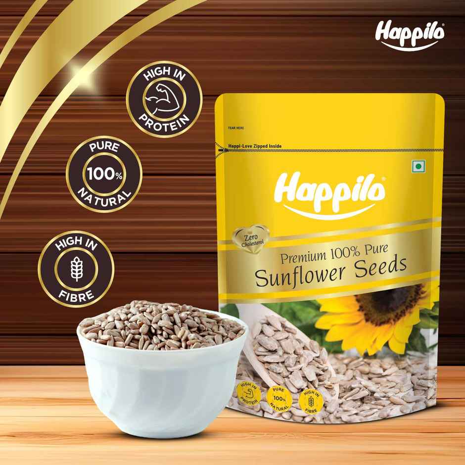 Happilo Premium Raw Sunflower Seed|No Shell|Dry Fruits