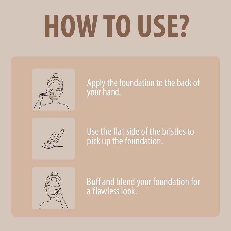 Bronson Professional Premium Foundation Blender Brush