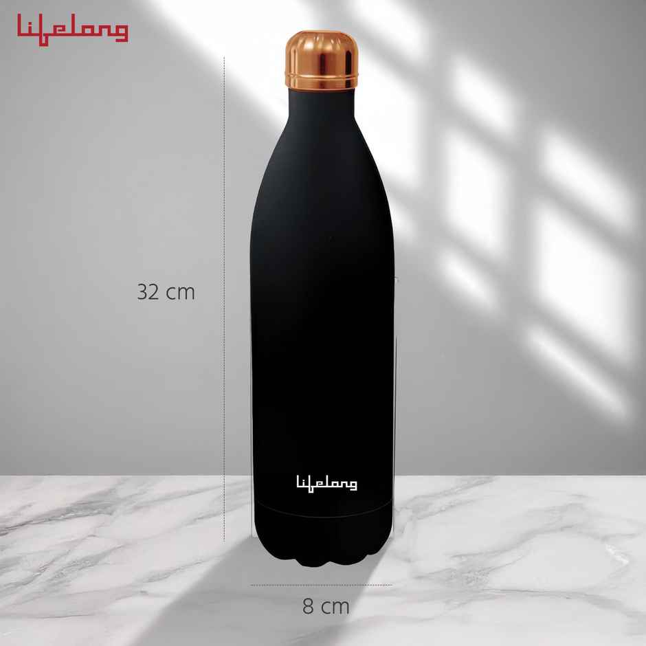 Lifelong Double Walled 24 Hours Hot and Cold Vacuum Insulated 1000 ml Flask - LLVF008