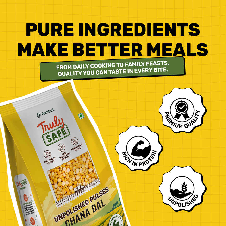 Truly Safe Chana Dal | Unpolished Dal