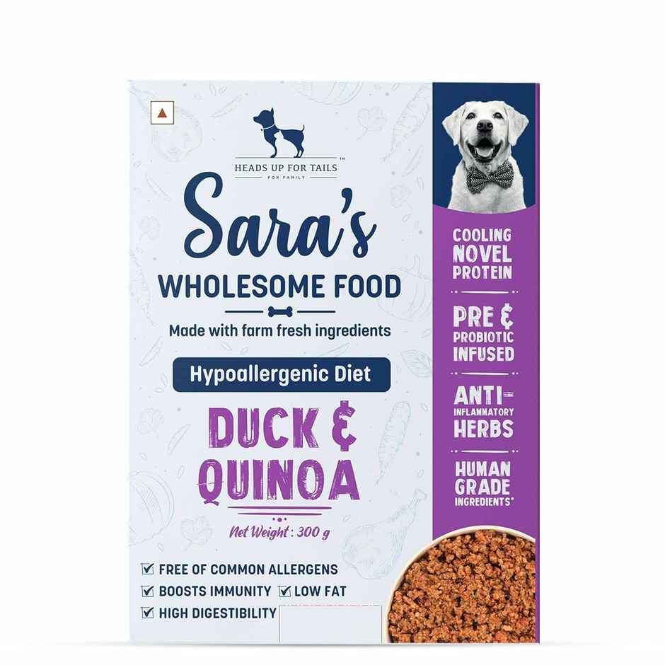 HUFT Sara's Wholesome Hypoallergenic  Diet  Duck & Quinoa Dog Wet Food Combo