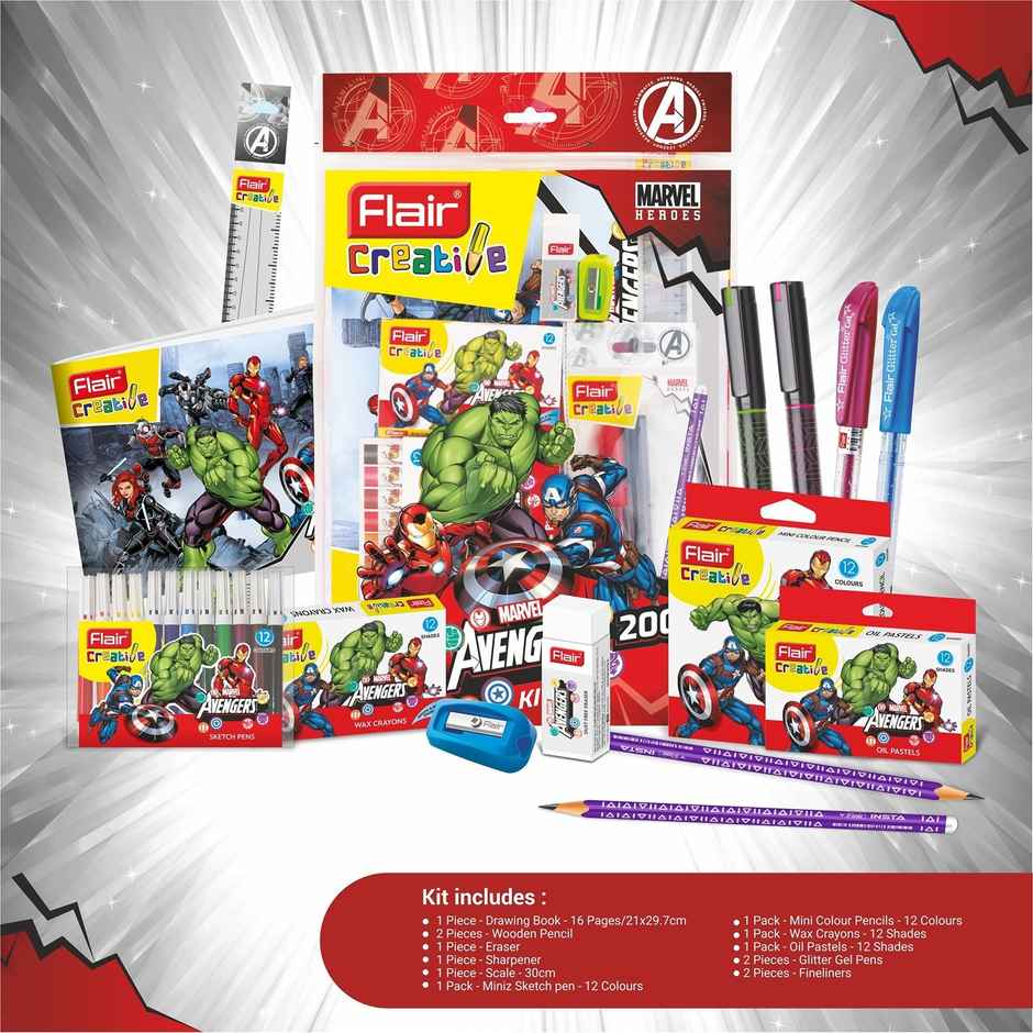 Flair Creative Marvel Avenger Kit 200 | Fun & Creative
