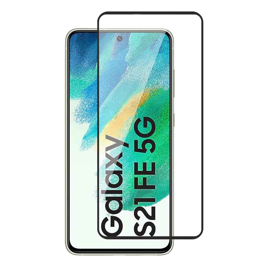 Techvor Tempered Glass for Samsung Galaxy S21 FE 5G With Easy Installation Kit for Smartphone