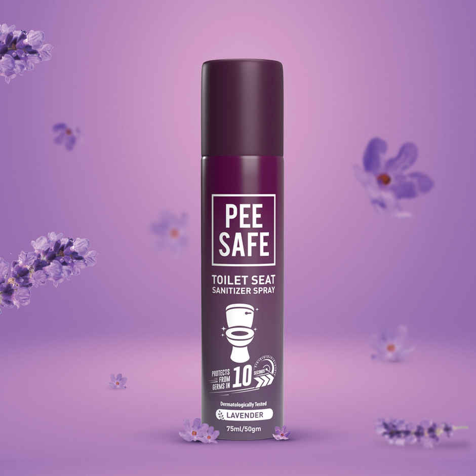 Pee Safe Toilet Seat Sanitizer Spray (Lavender)