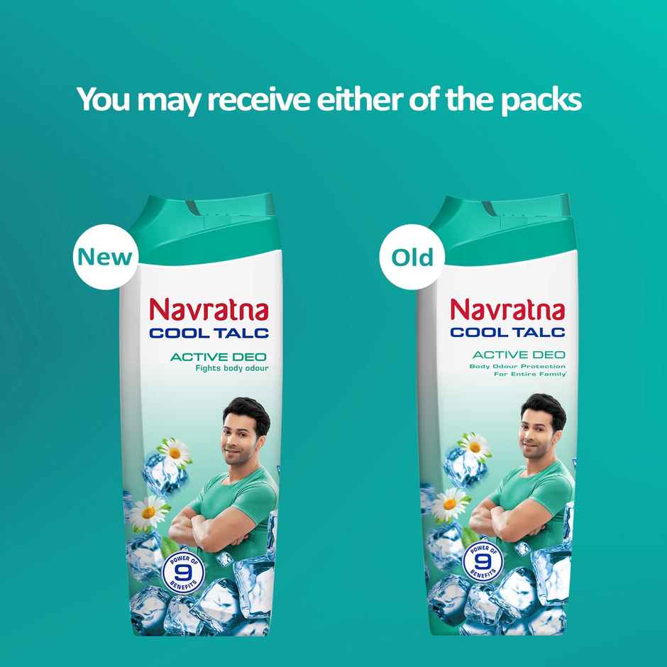 Navratna Cool Talc - Active Deo