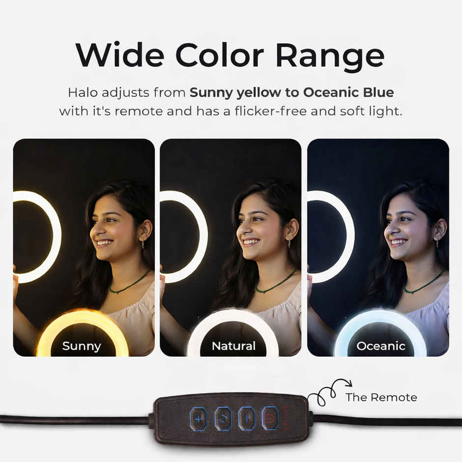 Bestor 10 Inch LED Ring Light with Phone Holder for Video and Makeup