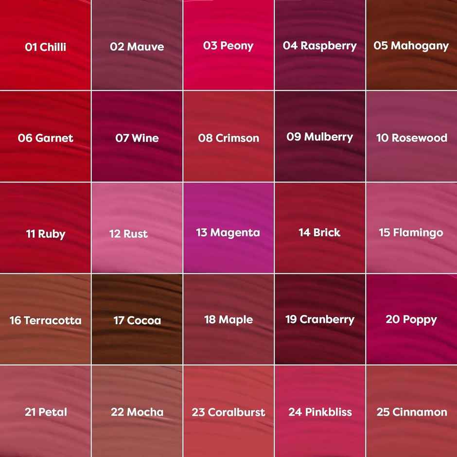 SUGAR POP Matte Lip Colour | Smudge-Proof | 05 Mahogany