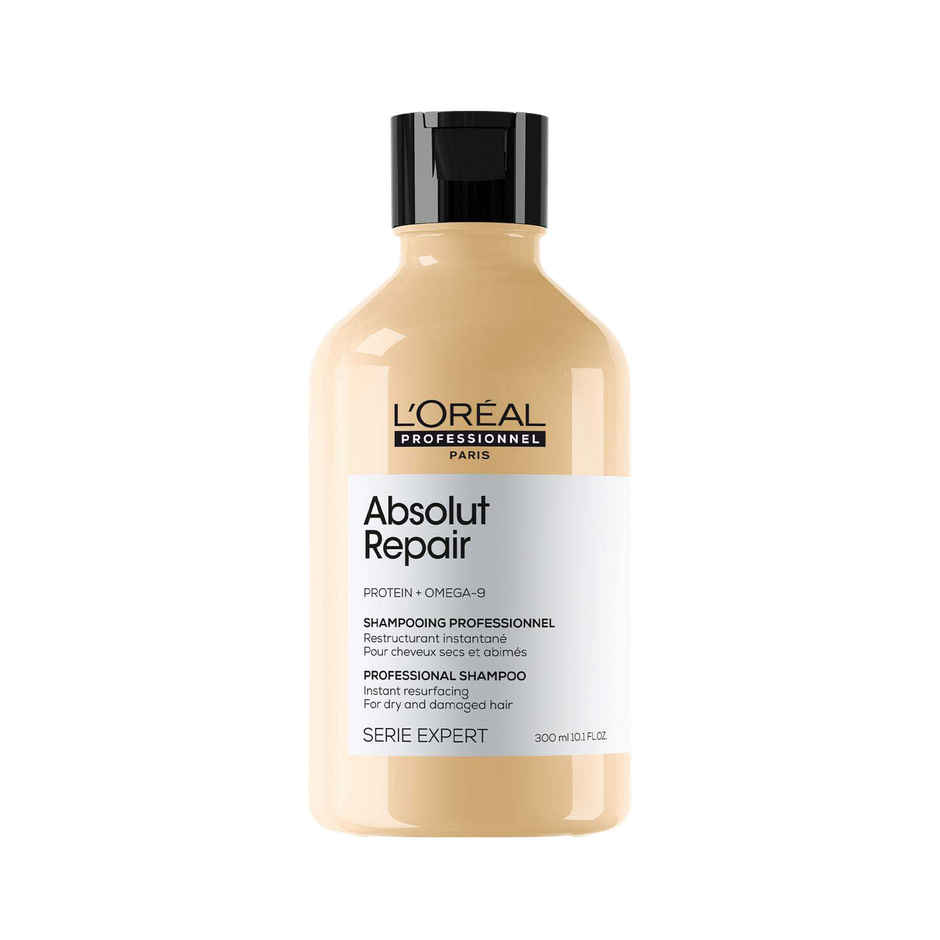 L'Oréal Professionnel Absolut Repair Shampoo For Dry and Damaged Hair With Wheat Protein