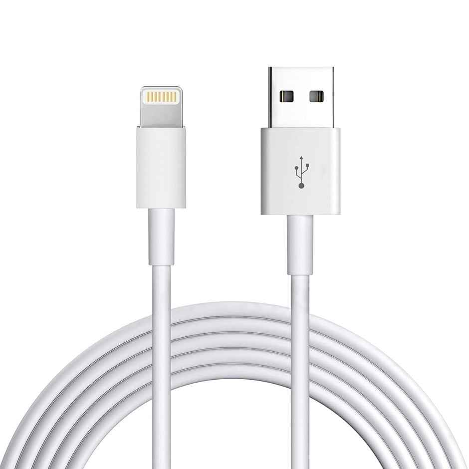 Sounce 6ft MFi Certified Lightning Cable for iPhone 13-12-11-Pro - iPad - iOS Devices | White