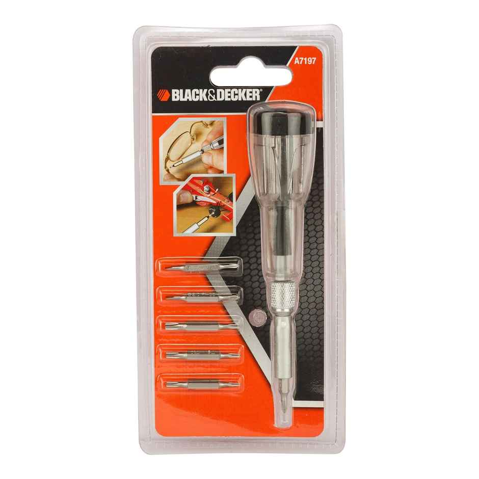 BLACK+DECKER A7197-XJ 12 in 1 Transparent Precision Pen Screwdriver