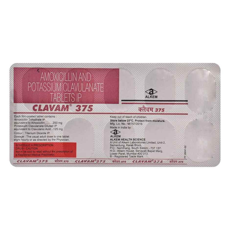 Clavam 375 Tablet