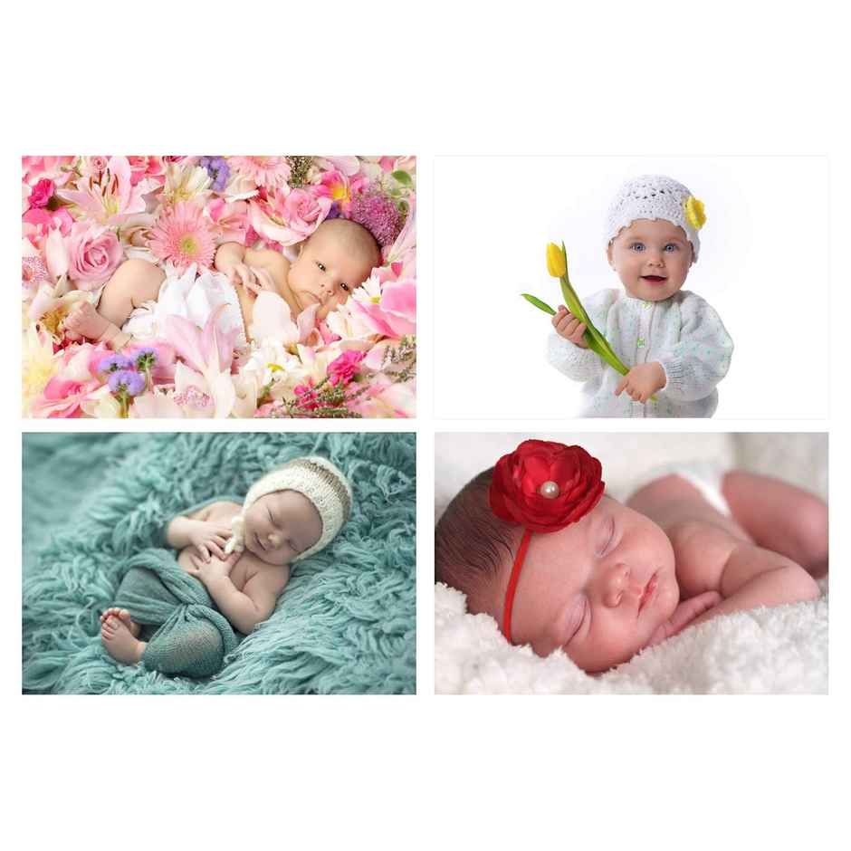 Paper Plane Design Cute Baby Matte Posters | Set of 10 | 12 x 18 Inch | D25