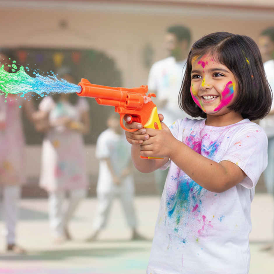 Water Toy Gun | Holi Pichkari | Yellow | Star Toys