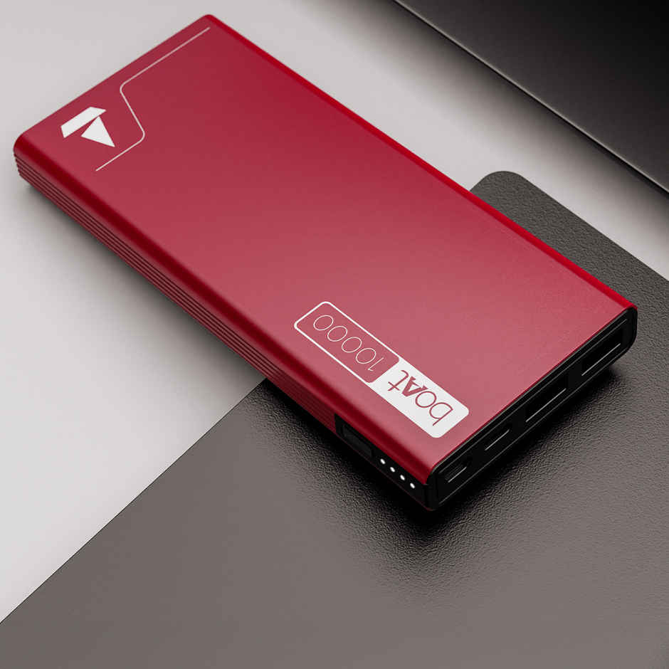 boAt 10000 mAh Power Bank w/ 22.5W Fast Charging & Smart IC Protection - PB300 (Martian Red)