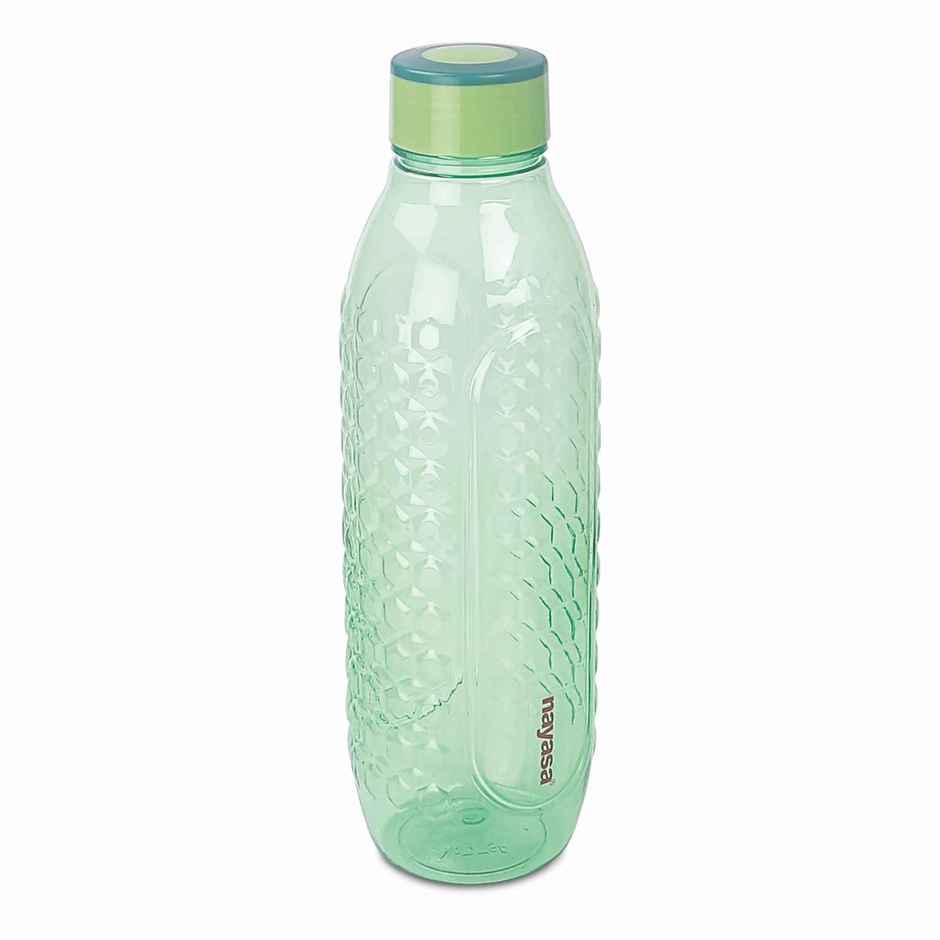 Nayasa Bently Plastic Water Bottle 1 L BPA-Free Fridge Bottle for Home | Green