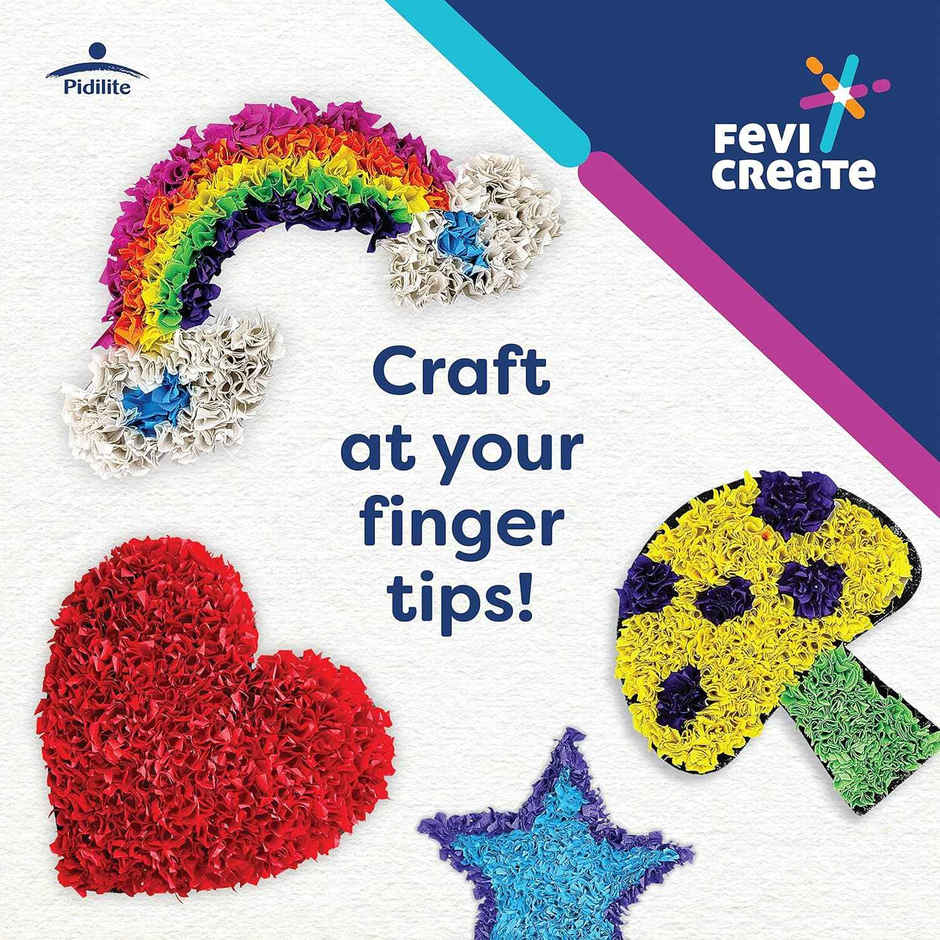 Fevicreate Tissue Art Kit 5 Exciting Templates Art & Craft Diy Kit