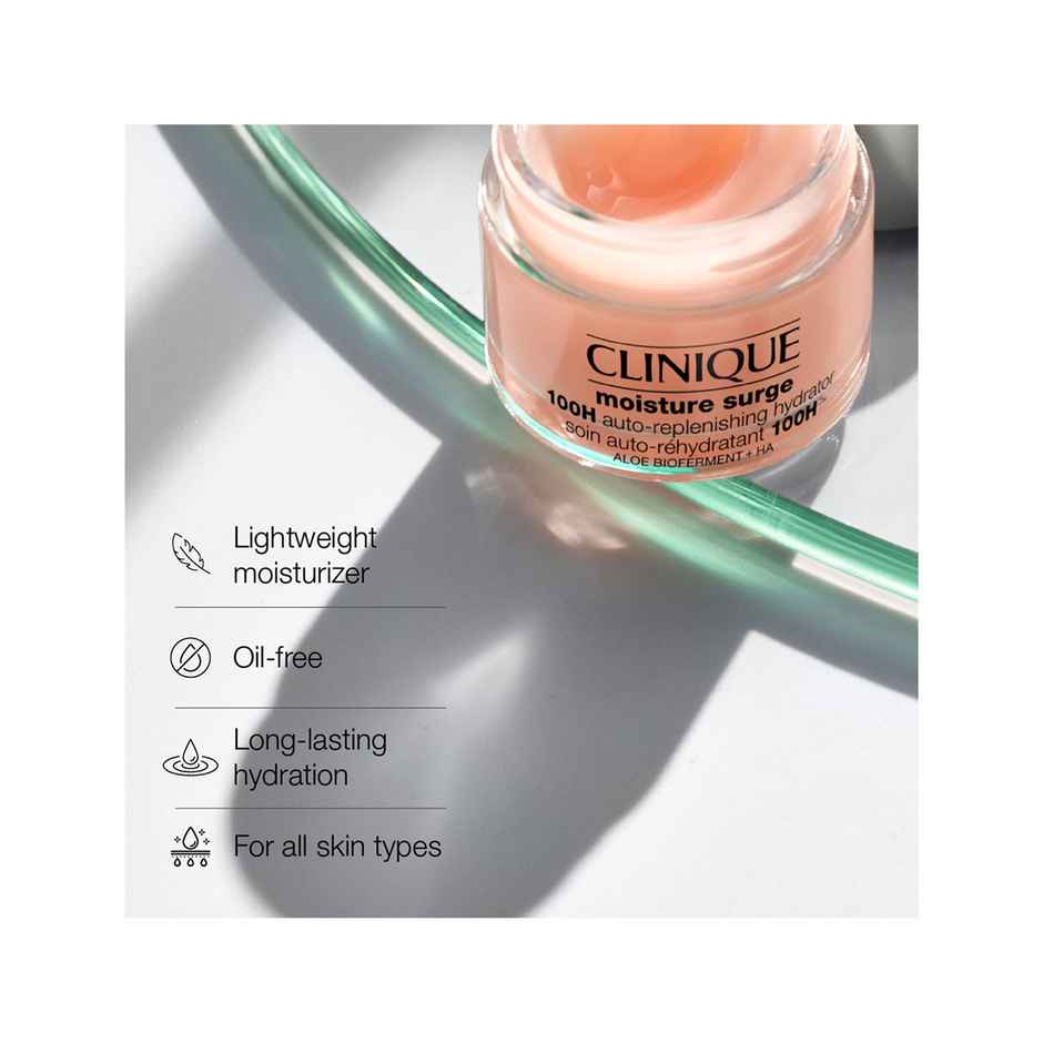 Clinique Moisture Surge 100h Auto-replenishing Hydrator | With Aloe Vera Bio-ferment (Moisturiser)