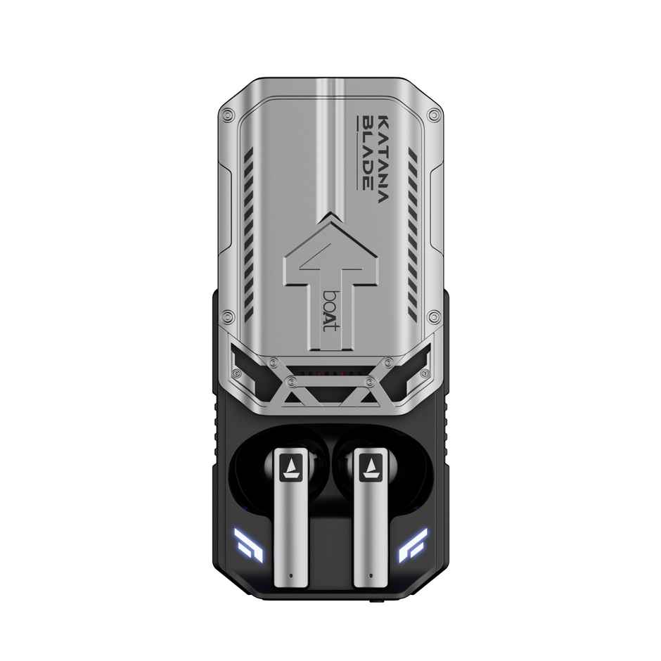 boAt Immortal Katana Blade 2.0 With Beast Mode, Rgb Leds, 70 Hrs Playback, Asap Charge (Grey)