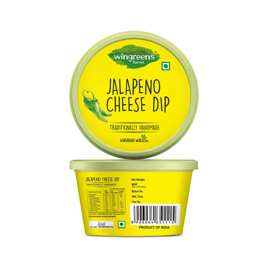 Wingreens Farms Jalapeno Cheese Dip | Jalapeno Dip