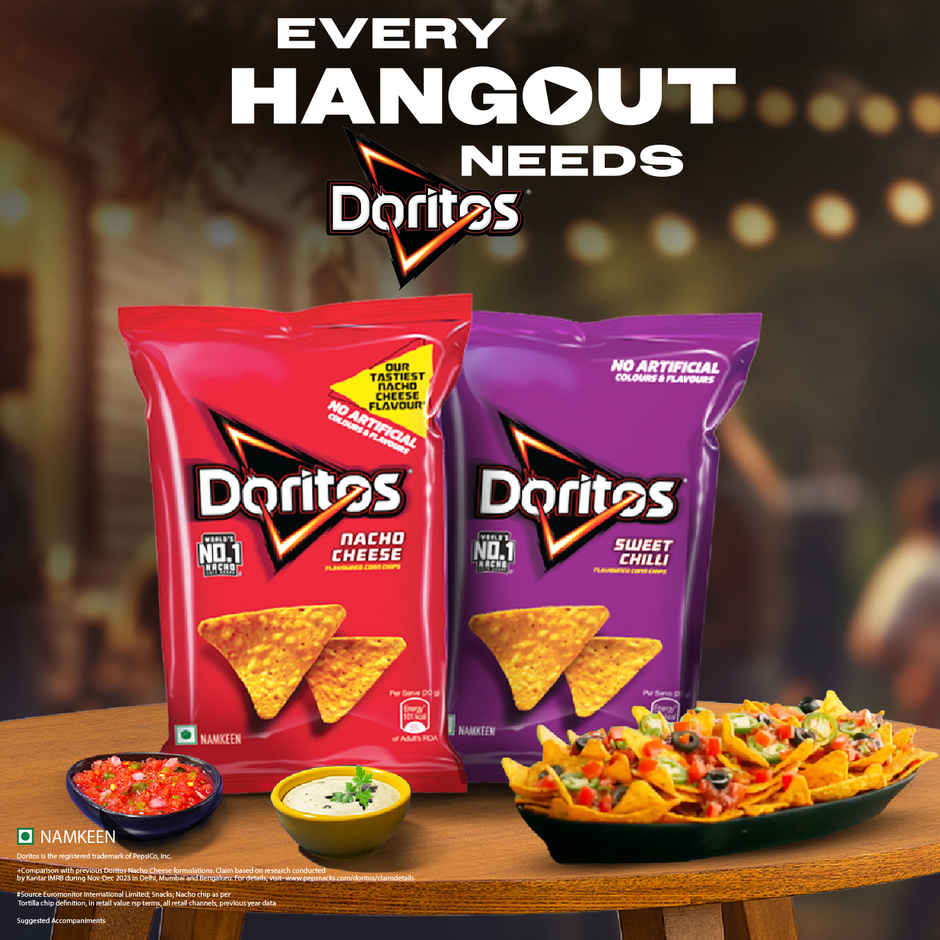 Doritos Nacho Cheese Flavoured Corn Chips Combo
