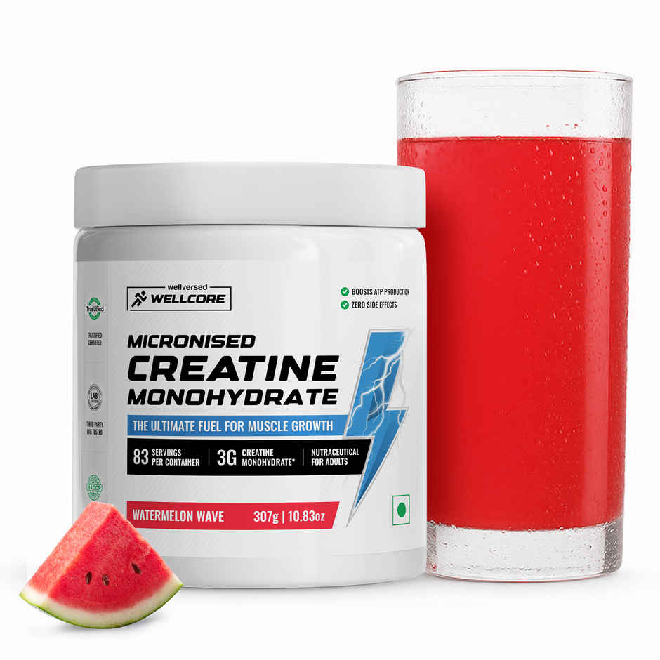 Wellcore Micronised Watermelon Wave Creatine Monohydrate | 83 servings