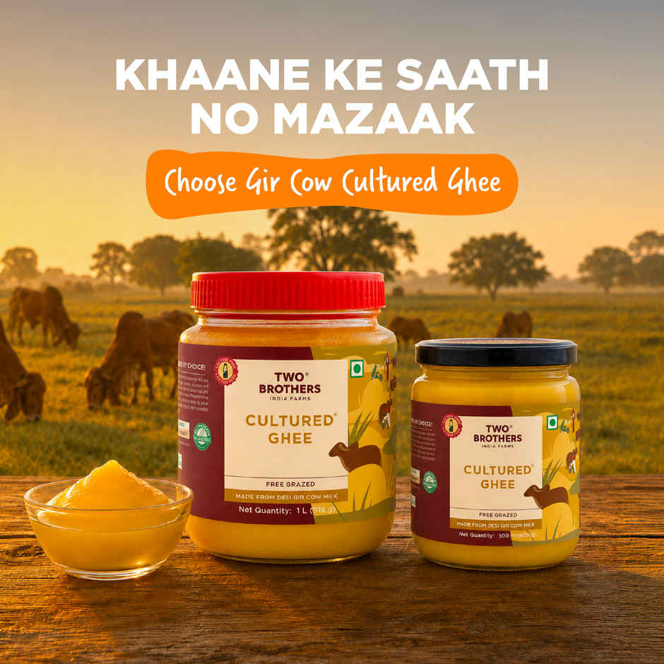 Two Brothers Desi Gir Cow Cultured Ghee