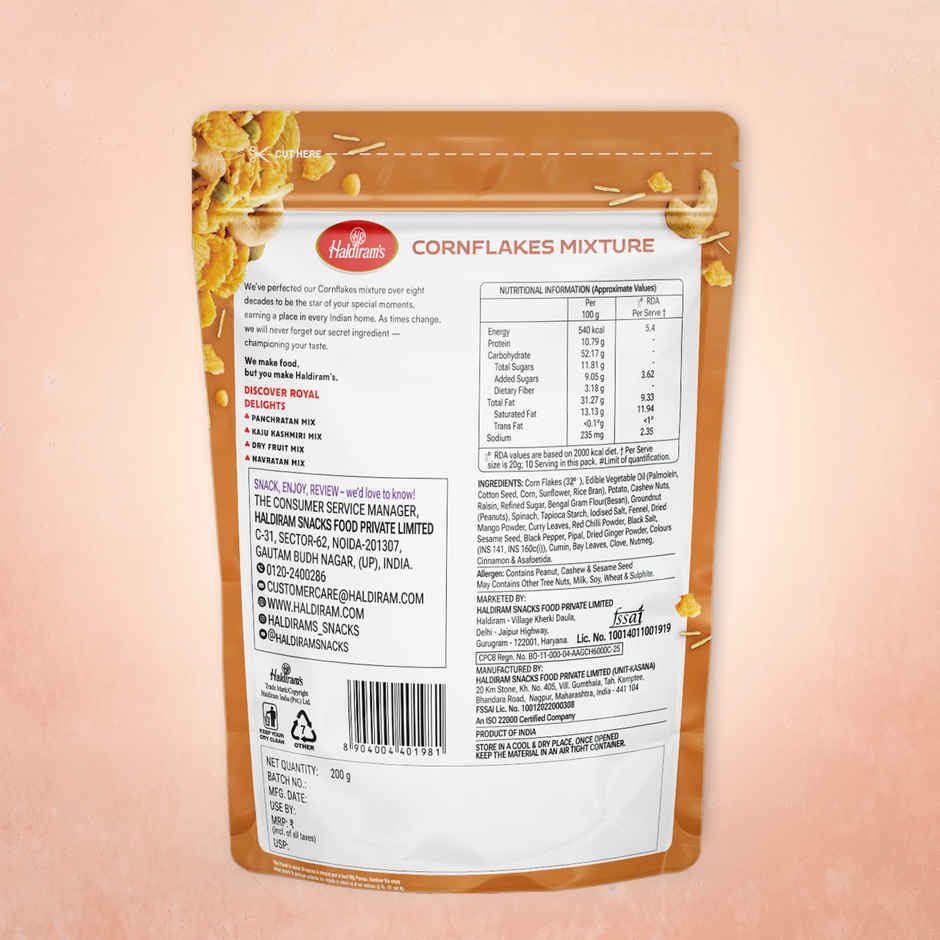 Haldiram's Cornflakes Mixture | Crunchy & Tasty