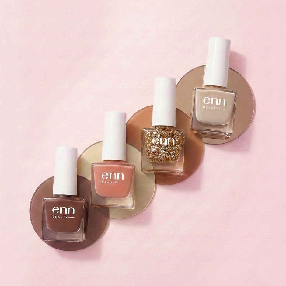 Enn Beauty Nail Paint | Nude Muse Kit | Long Lasting, High Shine Shades