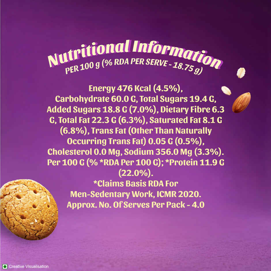 Sunfeast Farmlite Oats & Almond Protein Cookies