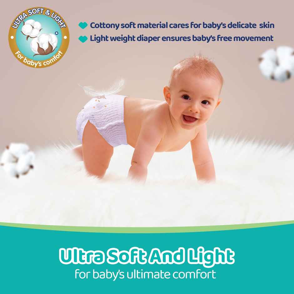 Chicco ComfyPro Premium Baby Diapers | Pant Style | L | 44 Pcs