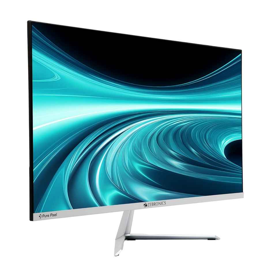 Zebronics A24 FHD LED 24" Monitor | 1920x1080 | 240 Nits | HDMI & VGA | Speakers | Slim Bezel