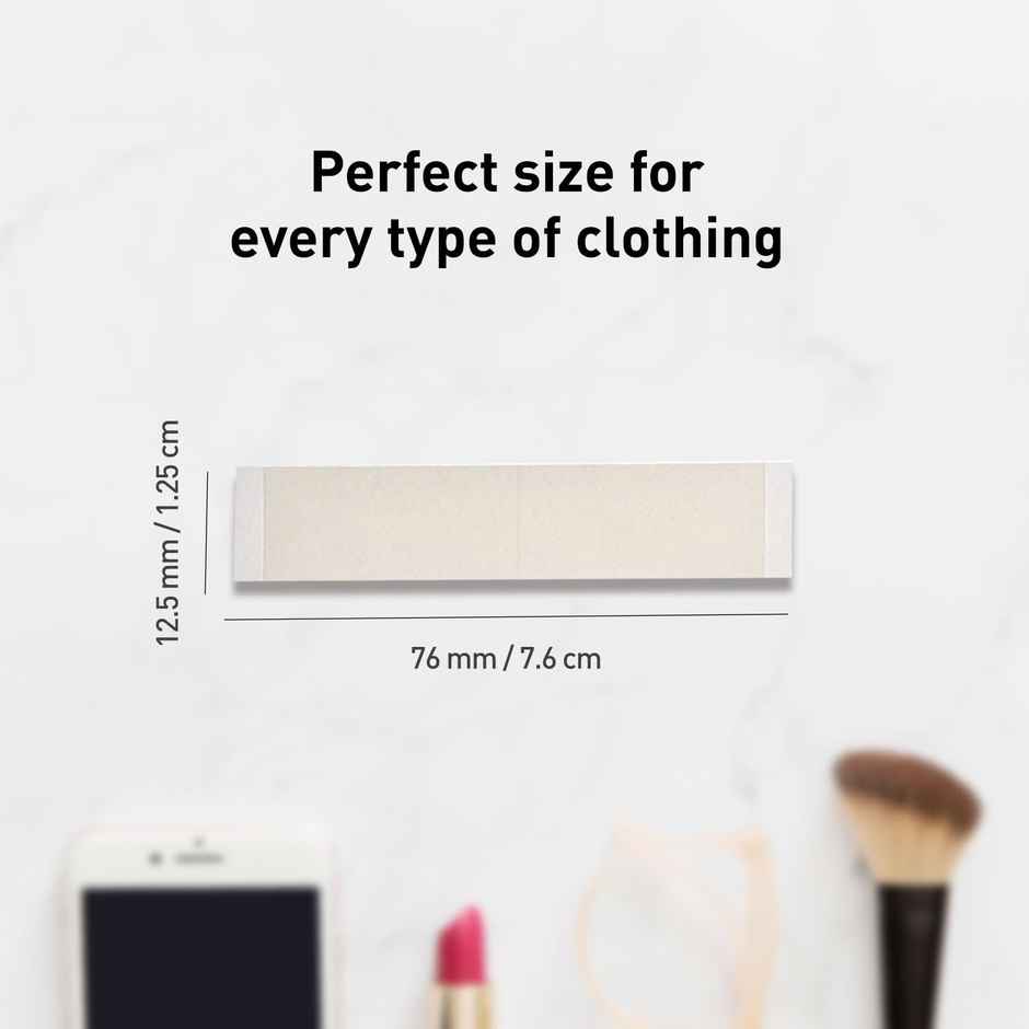 Sirona Transparent Double-Sided Clothing Tapes For Fashion Emergencies - 50 Strips
