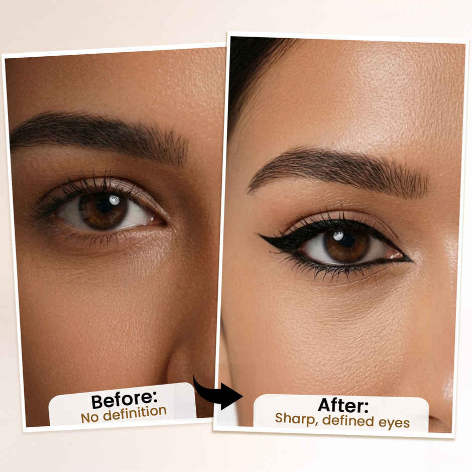 Swiss Beauty Bold Felt Tip Eyeliner | Jet Black