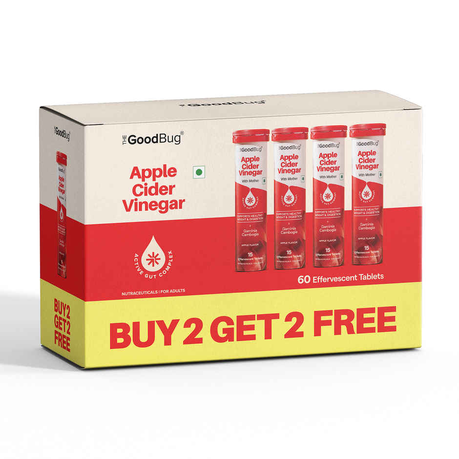 The Good Bug Apple Cider Vinegar Effervescent | For Weight Management & Digestive Support