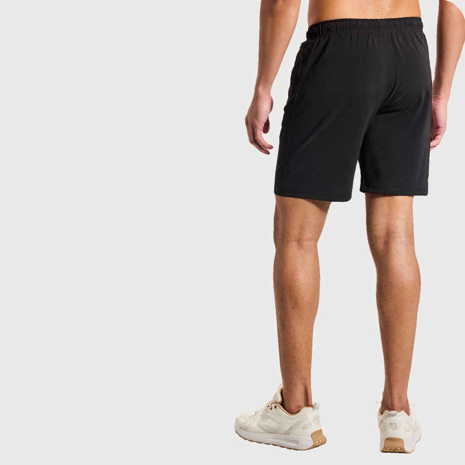 Boldfit Men's Shorts Quick Dry Workout Lightweight Outdoor Athletic Bermuda | Black - S